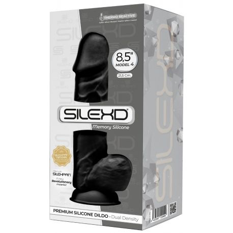 Gode Réaliste Double Densité N° 4 - 21.5 cm 5 couleurs aux choix Silexd