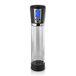 Pompe à pénis digitale USB avec écran LCD Blue Junke